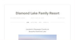 Desktop Screenshot of diamondlakefamilyresort.com
