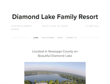 Tablet Screenshot of diamondlakefamilyresort.com